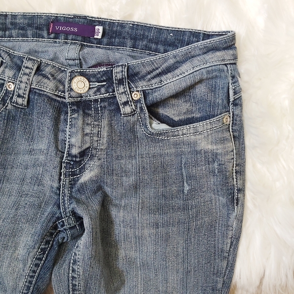 Ankle length distressed skinny jeans - Picture 4 of 8